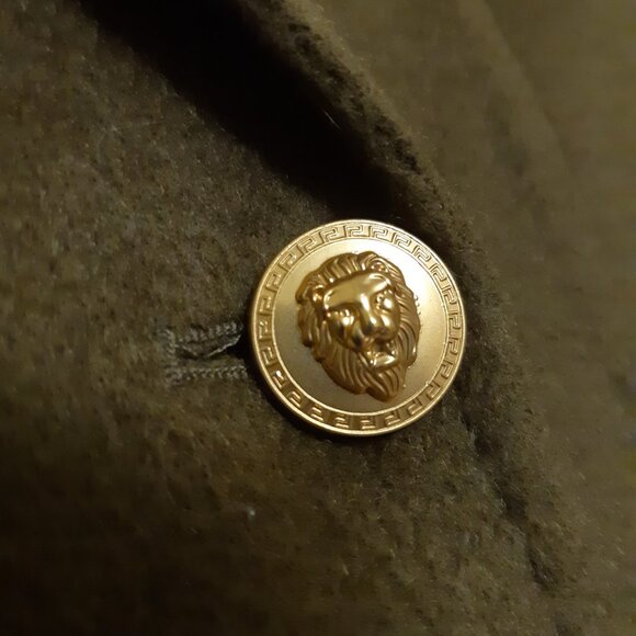 Gorgeous Womens Wool Jacket - Military Style - Double breased - Size M / Petite - Picture 9 of 13